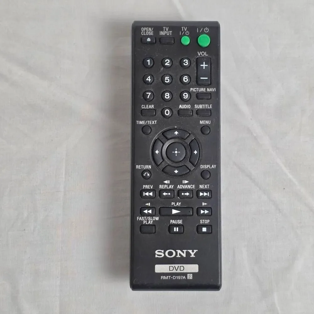Sony DVD Remote Control RMT-D197A